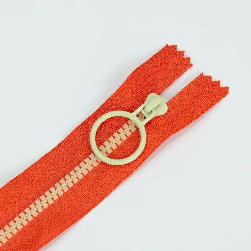 (Set of 10) Small Colored Zipper Hand Pockets/Pencil Cases, 3# Resin Zippers, Closed Tail, Self-Locking, Color Contrast, Size: 3cm, Parallel Import