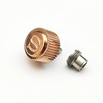 Stainless Steel Watch Crown Accessory Handle for 7S26/NH35/NH36/NH35a/NH36a/NE15/4R35/4R36/6R15 Movements (Compatible with SKX007/SKX009) Parallel Import