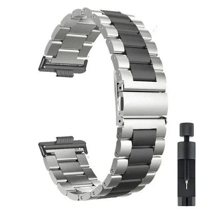 Stainless Steel Metal Band Replacement Strap for Huawei Watch Fit 3/Fit 2, Band Color: Parallel Import