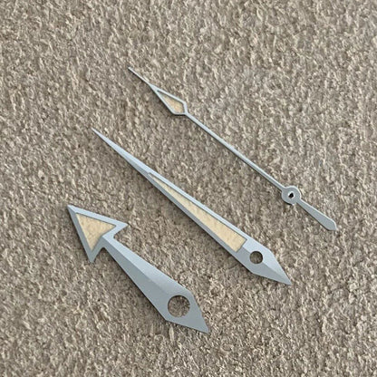 DIY Watch Hands, Modification Watch Parts, Yellow-Green Fluorescent Hands, Compatible with NH35/NH36/4R/7S Movements, Parallel Import