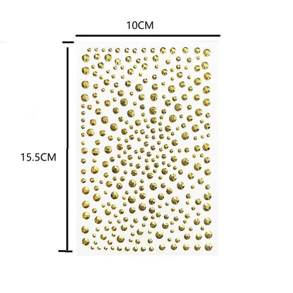 1/2 Piece 3D Face Rhinestones, Sparkling Face Stickers, Festival Glitter Face Stickers, Jewels, Diamond Stickers, Crystals for Makeup, Parallel Import