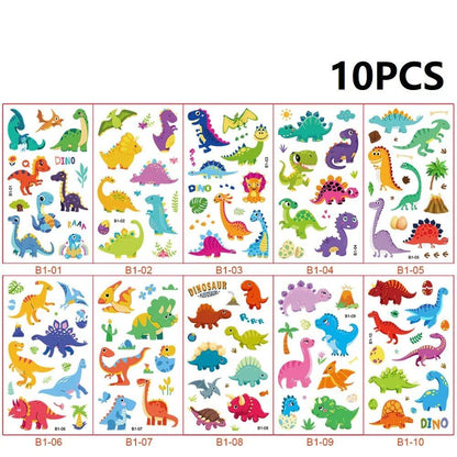 10-Pack Waterproof Temporary Tattoo Stickers for Kids and Soccer Fans, Fake Tattoos for Adults and Kids, Arm Covers, Color: Parallel Import