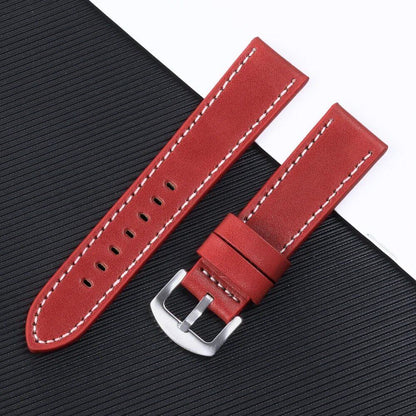 Leather watch band, sports vintage style, compatible with Omega and Seiko, 18mm, 20mm, 22mm, and 24mm, for men and women, smartwatch bracelet, sizes: Parallel import