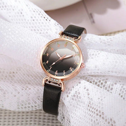 Retro women's watches are stylish and elegant. Quartz women's watches are artistic, trendy, and simple. Color: Parallel import.
