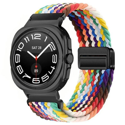 Replacement Nylon Loop Strap for Samsung Galaxy Watch Ultra (47mm) with Magnetic Buckle, Compatible with Galaxy Watch 7 Ultra, Band Color: Compatible with Galaxy Watch Ultra; Band Width: Compatible with Galaxy Watch Ultra (Parallel Import)