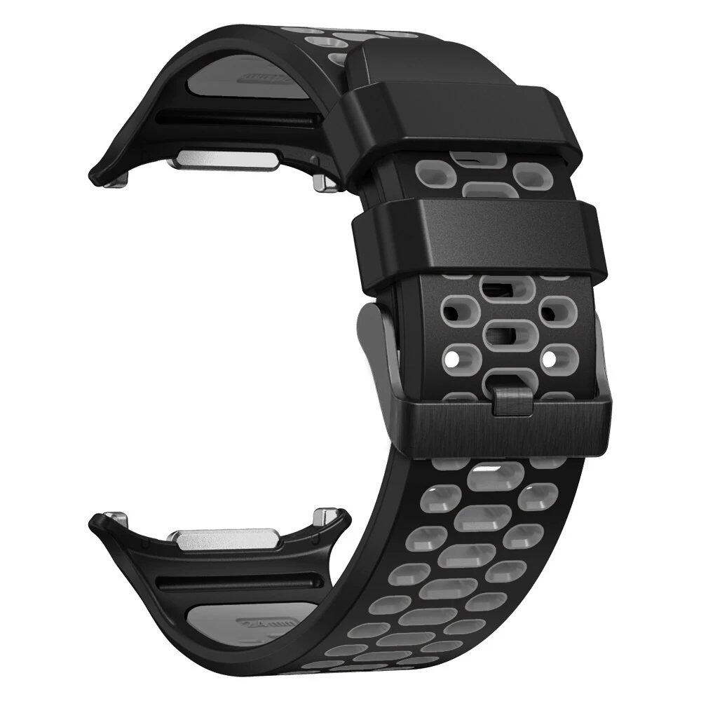 Two-Tone Sport Silicone Band for Samsung Galaxy Watch Ultra, 47mm, Breathable Bracelet, Replacement Watch Band, Band Color: ; Band Width: Galaxy Watch Ultra, Parallel Import