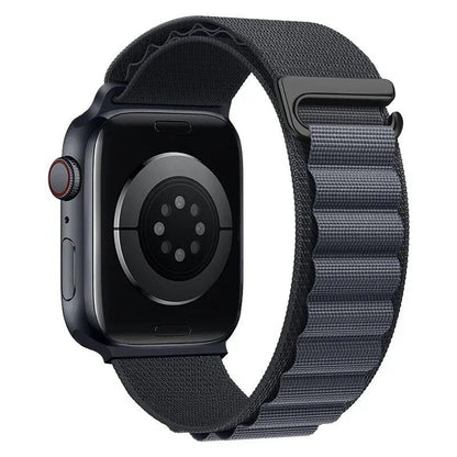 Apple Watch Ultra用アルパインループストラップ - 49mm 45mm 44mm 42mm 41mm 40mm対応 メタルCフックバンド（iwatch SE/シリーズ9/8/7/6/5/4/3互換） バンドカラー：mm 並行輸入品