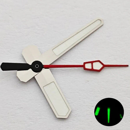 Riccias NH35 Watch Hands, Silver, Black, Gold, Rose Gold, Green Luminous, Compatible with NH35 and NH36 Movements, Parallel Import
