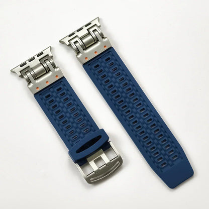 Silicone Sport Band for Apple Watch Ultra2 (49mm, 46mm, 45mm, 44mm) - Compatible with iWatch Series 10/9/8/7/6/5/4/3/2/1 and 42mm Models. Sizes: 42mm, 44mm, 45mm, 46mm, 49mm; Band Colors: Parallel Import