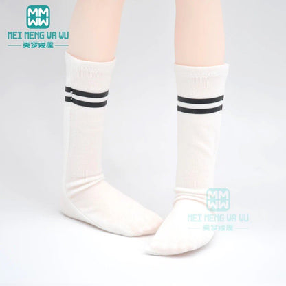 Lace Socks &amp; Long Stockings for 1/3, 1/4, 1/6 BJD (DD, SD, GEM) Dolls by XAGADOLL MYOU YOSD Dolls, Color: BJD-0cm, Parallel Import