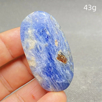 High-Quality Natural Kyanite Crystal for Palm Play, Hand Polishing, Meditation Massage, Magic Stone, Home Decoration, Colorful, Parallel Import