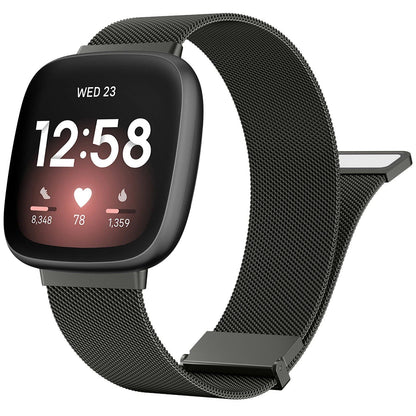 Milanese-style Metal Magnetic Strap for Fitbit Versa 3/4/Sense/Sense 2 (Imported)