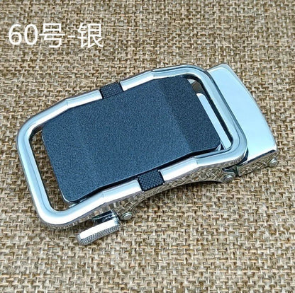 新作メンズ合金オートマティックバックルベルト 高品質ゴールドバックル ビジネスカジュアル 幅3.5cm ベルト（当社ベルト専用対応）  並行輸入品