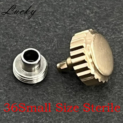 High-quality NH35, NH36, S-Crown, High-quality Log Case Crown, Compatible with NH34 and NH35, Waterproof Watch Replacement and Repair Tool Kit, Color: Parallel Import