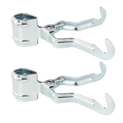 1/2 Pieces Outdoor Metal Iron Clips, Camping Tent Light Stand Hanging Hooks, Multifunctional Hiking Lamp Hanger Clamps, Color: Parallel Import