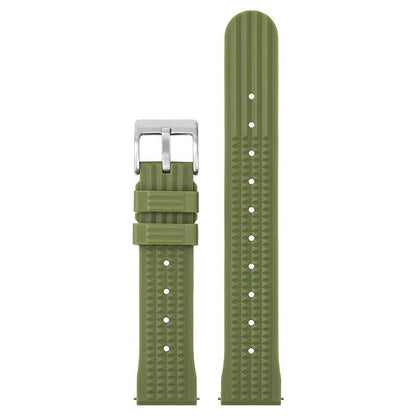 WatchDives Premium Soft Rubber Waffle Watch Band, 20mm, 22mm Quick Release Replacement Strap for Avalon, SeaGhost, and Monster, Band Color: WD.Fmm, Parallel Import