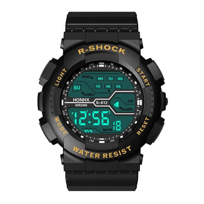 Men's Digital Electronic Sports Watch with Luminous Display, 55mm Large Dial, Trendy Multifunction Watch for Students, Outdoor Adventures, Parallel Import