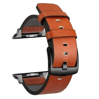 High-quality leather strap for Apple Watch Ultra 2 (49mm), compatible with Series 9, 8, 7, SE, 6, 5, and 4. Available in 44mm, 45mm, 42mm, 41mm, and 40mm bands. Available in mm band colors. Parallel import.