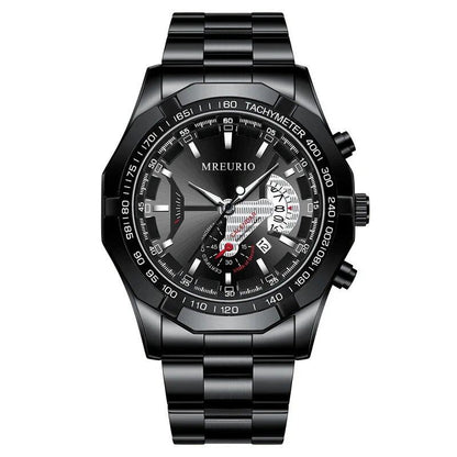 UTHAI Men's Watch, Lightweight and Stylish, Trendy, with Night Light, Calendar, Business Style, Quartz Movement, Parallel Import