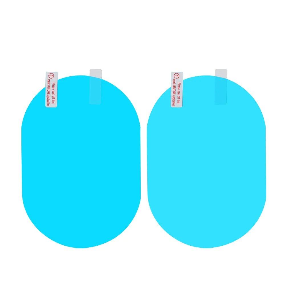 1/6-Piece Car Rearview Mirror Anti-Fog Film, Universal Waterproof Film for Window Glass, Anti-Fog and Anti-Reflective Sticker, Auto Accessories, Color, Parallel Import