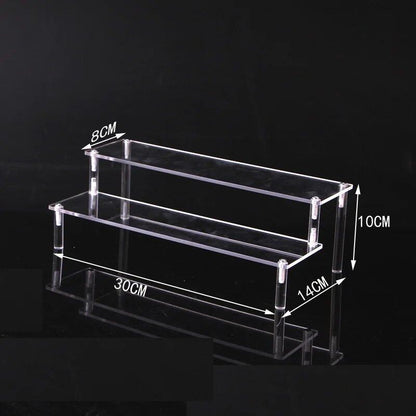 1-5 Tier Acrylic Display Stand/Clear Case (for Cupcakes, Perfume, Dolls, Amiibo, and Funko POP Figures) Color: Parallel Import