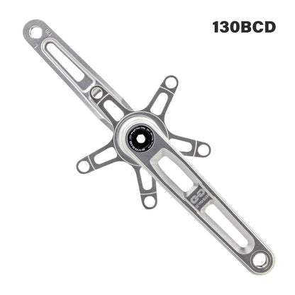 EVOSID BCD110 130 Crankset for Ultra-Lightweight Road Folding Bikes, Hollow Tech Cranks, 165, 170, 175mm, CNC Machined, 5-Pawl Bicycle Chainring, Parallel Import