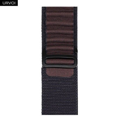 URVOI Apple Watch Ultra 2 Band, Compatible with Series 10/9/8/7/6/SE, Alpine Loop Black, G-Hook Closure, Polyester Woven Cord, Compatible with iWatch 49mm, Band Colors: 44mm, 45mm, 46mm, 49mm, Parallel Import