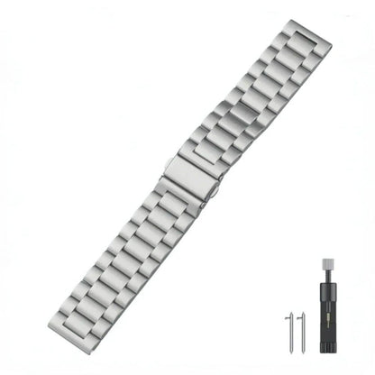 22mm Metal Strap, Premium Stainless Steel Wristband for Garmin Forerunner 265, 965, 955, 255, Music, and Garmin Venu 3/2 Accessories, Band Color: Parallel Import