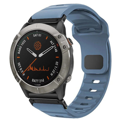 QuickFit Silicone Strap for Garmin Fenix 8, E, 7, 7X, 6X, Pro, 5X Plus, Epic, Pro Gen 2, 47mm, 51mm, Enduro 3, Gapless, 22mm, 26mm, Watch Band, Size: 2; Ships from: Parallel Import