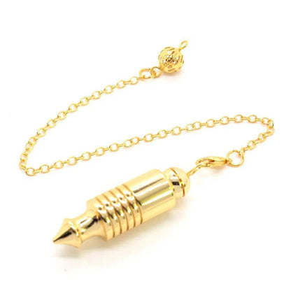 Copper Cone Pendulum - Spiritual Tool for Dowsing, Divination, Energy Work, Meditation, Crystal Reading, and Magick. Metal Color: Imported.