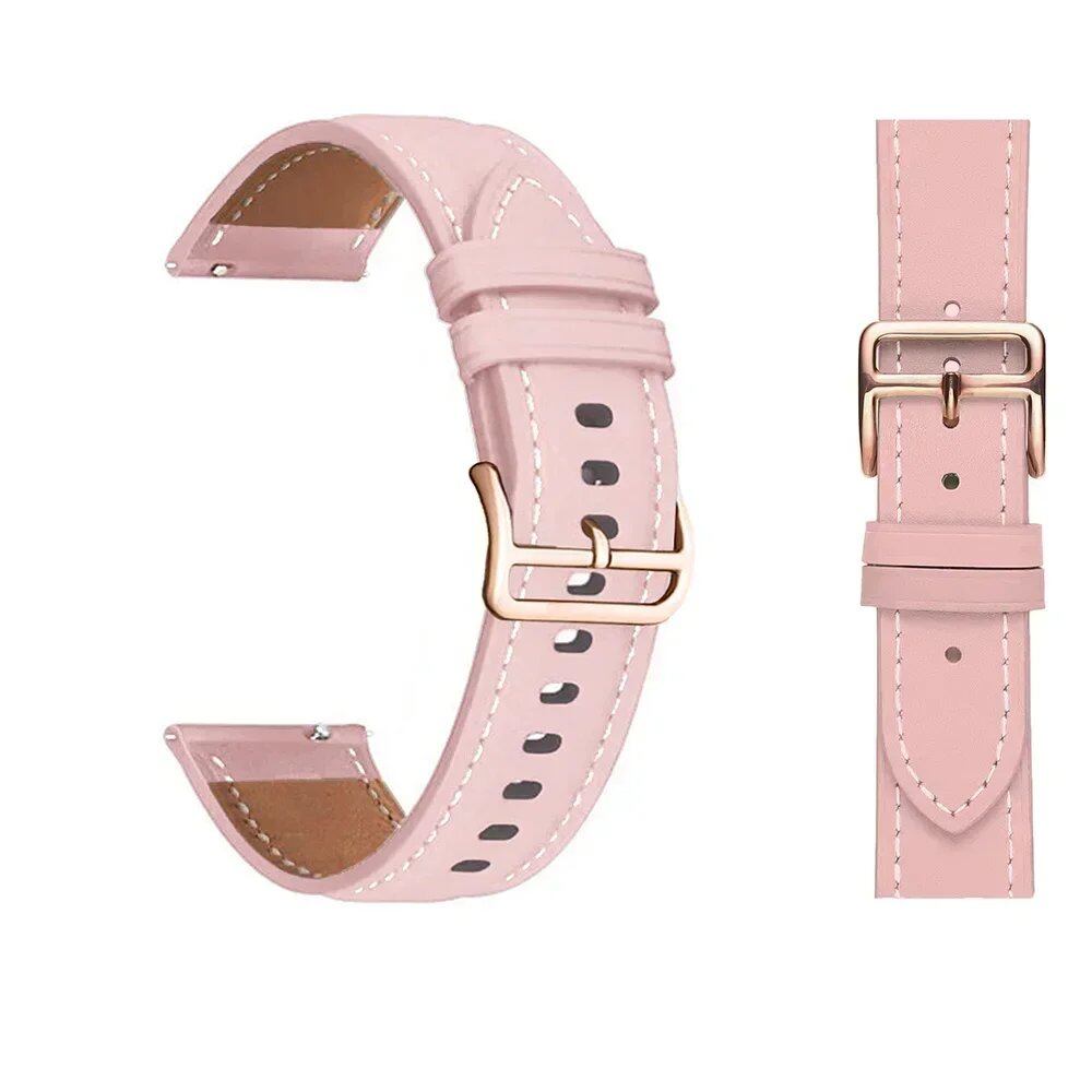 20mm Smartwatch Band for Xiaomi Amazfit Active/GTS2 4 Mini, PU Leather Bracelet Compatible with Amazfit Bip3 Pro/GTS3/2/2e/GTR 42mm, Band Color: Other, Band Width: 20mm, Parallel Import