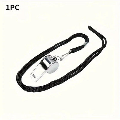 Set of 10 Stainless Steel Metal Whistles for Professional Soccer and Basketball Referee Training, Color: 1, Parallel Import