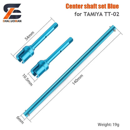 1/10 Scale RC Toy Car Tamiya TT-02/TT02 Swing Arm Shock Absorber, Steering Device, Bumper Sponge Upgrade Parts, Metal &amp; Carbon Fiber, Parallel Import