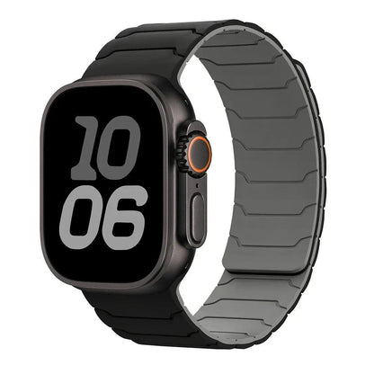 Magnetic Strap Band for Apple Watch Ultra 2, 49mm, 45mm, 44mm, 40mm, 42mm, 46mm, 41mm, 38mm, Compatible with iWatch Series 10, SE, 9, 8, 7, and 10 (Imported)