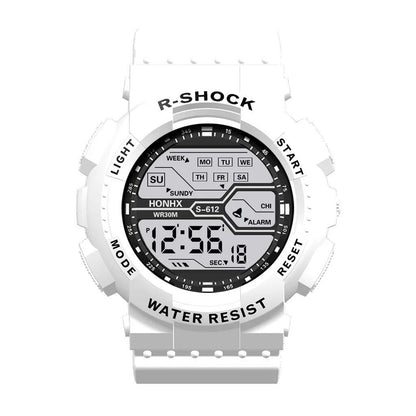 Men's Digital Electronic Sports Watch with Luminous Display, 55mm Large Dial, Trendy Multifunction Watch for Students, Outdoor Adventures, Parallel Import