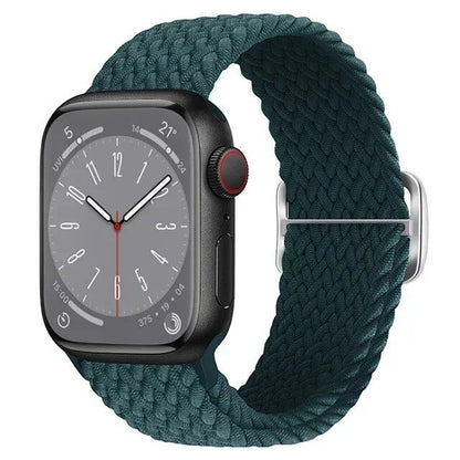 Apple Watch Ultra 2用ナイロンストラップ バンド 49mm 40mm 44mm 41mm 38mm 45mm 伸縮ブレイデッドループ リストバンド iWatch Series 9/8/7/6/SE/5/4対応 バンドカラー：mm 並行輸入品