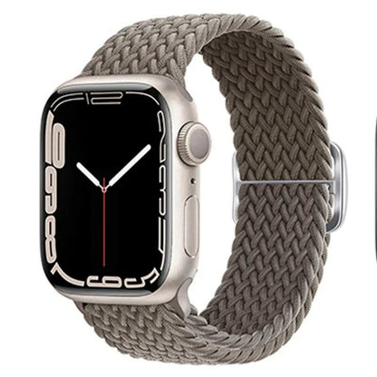 Apple Watch Ultra 2用ナイロンストラップ バンド 49mm 40mm 44mm 41mm 38mm 45mm 伸縮ブレイデッドループ リストバンド iWatch Series 9/8/7/6/SE/5/4対応 バンドカラー：mm 並行輸入品