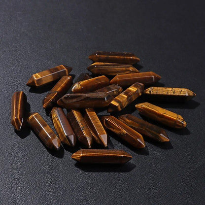 卸売 天然石 クリスタルビーズ 8x32mm カラフル 瞑想ペンダント クォーツ ミネラルクラフト DIYアクセサリー ホームデコ  並行輸入品