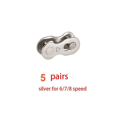 Universal Bicycle Chain Connector for 1/6/7/8/9/10/11 Speed Mountain/Road Bikes, Quick Link, Chain Master, Cycling Parts, Color: Parallel Import