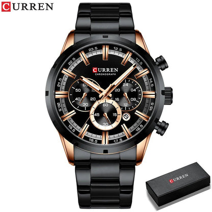 Karen Men's Luxury Waterproof Chronograph Quartz Watch, Hot Fashion Top Brand, Women's Watch, Parallel Import