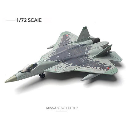 1/72 Scale Modern Russian Fighter Jet Model SU-35S &amp; F-14 &amp; AH-64 Assembly Collection Toycopter Airplane Model Puzzle Assembly Kit (Parallel Import)