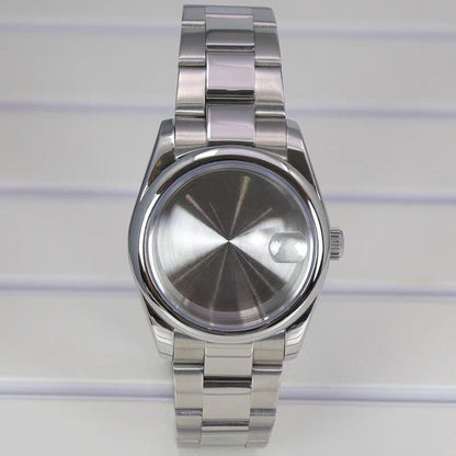 36mm/40mm Watch Case and Bracelet with Sapphire Crystal for Seiko NH35, NH36, and Miyota 8215. 28.5mm Dial, Stainless Steel, and Oyster Bracelet. Color: ; Ships from: Parallel Import.