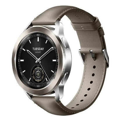 22mm Universal Calf Leather Strap Band Accessory for Xiaomi Watch S3, S1 Pro/S1, MI Color 2, and S1 Active. Band Color: Parallel Import