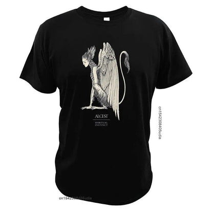 スピリチュアル・インスティンクトTシャツ アルセスト アルバムTシャツ フレンチ・ポストメタルバンド 綿100% 快適着心地 EUサイズ トップス メンズ レディース Tシャツ サイズ： 並行輸入品