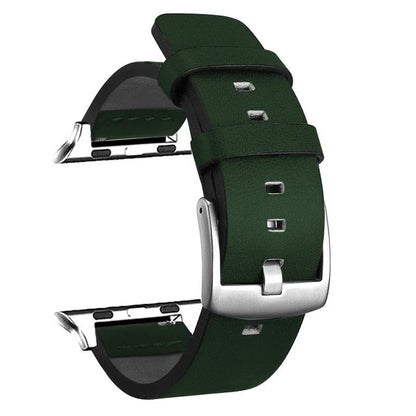 High-quality leather strap for Apple Watch Ultra 2 (49mm), compatible with Series 9, 8, 7, SE, 6, 5, and 4. Available in 44mm, 45mm, 42mm, 41mm, and 40mm bands. Available in mm band colors. Parallel import.