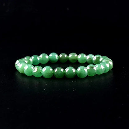 Natural Aquamarine and Agate Bead Bracelet for Women, Single Circle Crystal Bracelet, Romantic, Casual, Yoga, Meditation, Gift, Long, Parallel Import