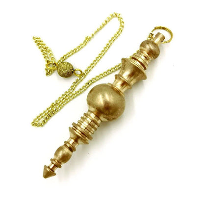 Copper Charm Pendulum - Cone-Tipped Pendant for Divination, Spiritual Meditation, Healing, Dowsing, Wicca, and Balancing (Imported)