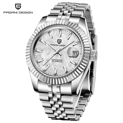 Pagani Design Men's Mechanical Watch, Top Brand, Luxury Automatic, Stainless Steel, 100m Water Resistant, Parallel Import