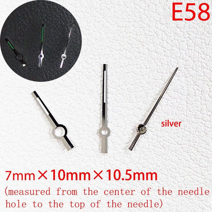ETA Series Watch Accessories, Green &amp; Blue Super Luminous Hands for ETA 2824, 2892, 2836, and 2834, Parallel Import