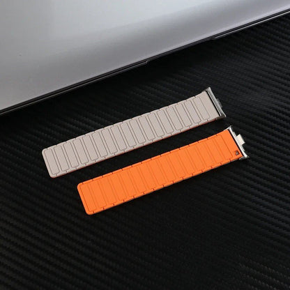 Replacement Magnetic Silicone Wristband for Xiaomi Mi 9 Pro/8 Pro, Redmi Watch 4/5 Compatible, Mi Band 9 Pro Watch Strap, Band Color: Parallel Import